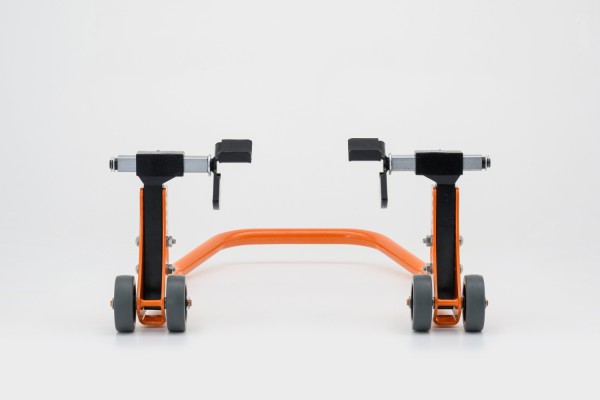 Adjustable front fork stand