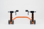 Adjustable front fork stand