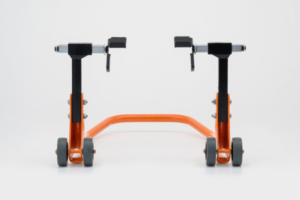Adjustable front fork stand