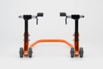 Adjustable front fork stand