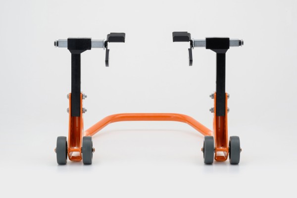 Adjustable front fork stand