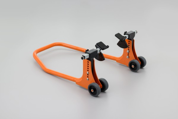 Adjustable front fork stand