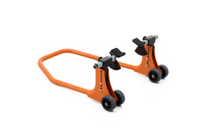 Adjustable front fork stand