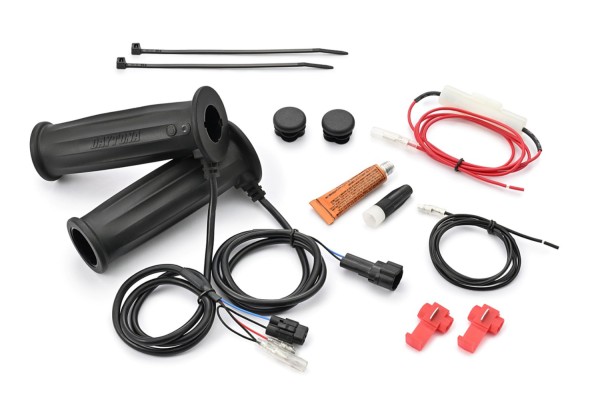 Heated grips 4-level 22.2mm 7/8" open end...