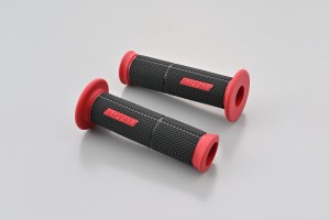 "GRIPPYGRIP" GGD-BASE2 grips pair red black ø22.2 mm 7/8" 2