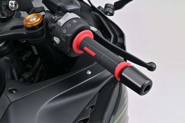 "GRIPPYGRIP" GGD-BASE2 grips pair red black...