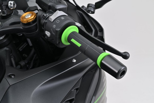 "GRIPPYGRIP" GGD-BASE2 grips pair green black...