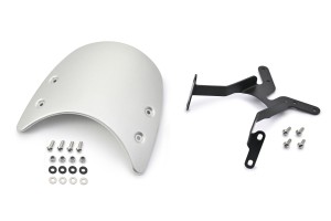 Meter visor aluminum silver incl. bracket for BMW R Nine T