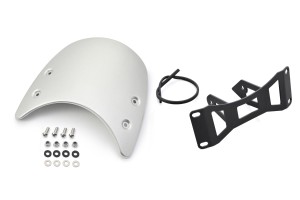 Meter visor aluminum silver incl. bracket for CB650R