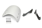 Meter visor aluminum silver incl. bracket for SR500 + SR400FI