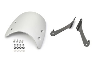 Meter visor aluminum silver incl. bracket for XSR900