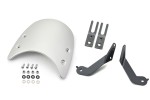 Meter visor aluminum silver incl. bracket for W650