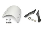 Meter visor aluminum silver incl. bracket for Bonneville