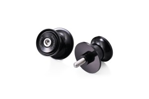 Swing arm spool set CNC black anodized M6 with Nylon spacer
