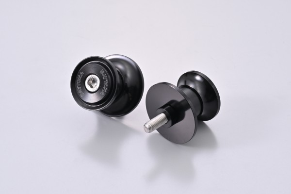 Swing arm spool set CNC black anodized M6 with...