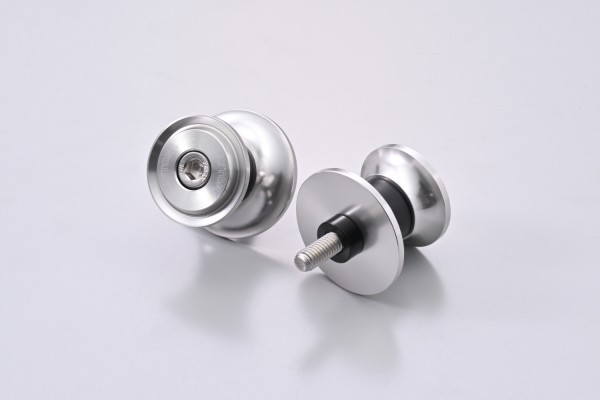 Swing arm spool set CNC silver anodized M6 with...
