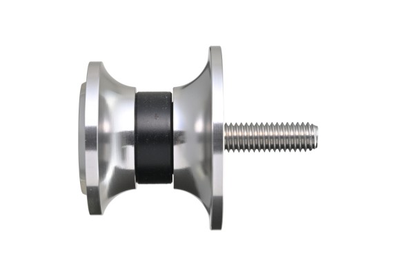 Swing arm spool set CNC silver anodized M6 with...