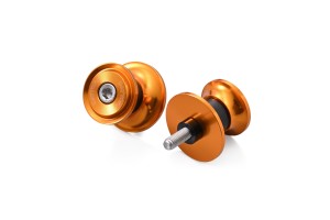 Swing arm spool set CNC gold anodized M6 with Nylon spacer