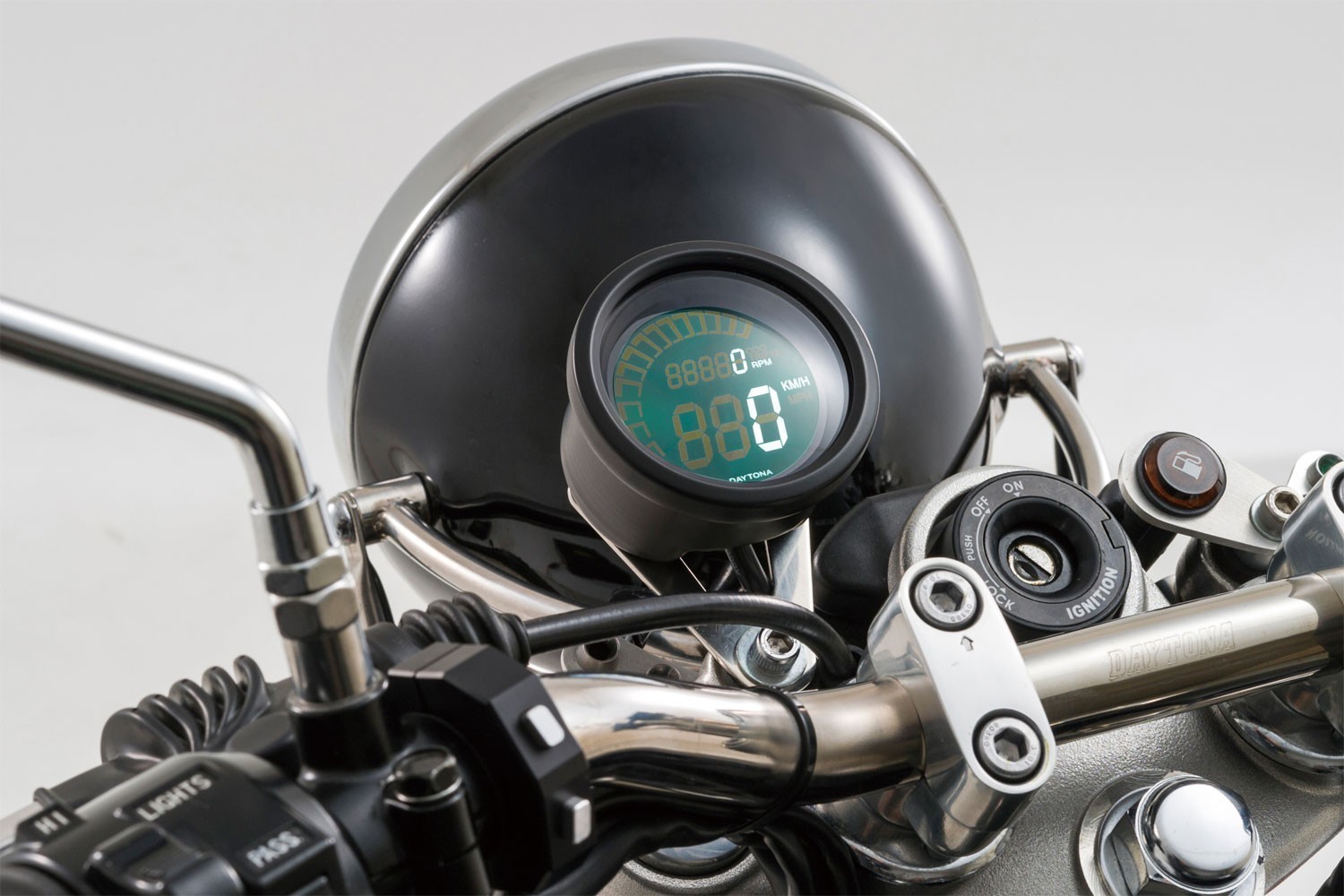 Compteur digital moto Daytona Asura - Compteurs - Guidons et