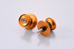 Schwingen Spule Set Aluminium CNC gold eloxiert M6 mit Nylon Spacer