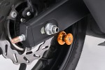 Swing arm spool set CNC gold anodized M6 with Nylon spacer
