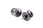 Schwingen Spule Set Aluminium CNC gun metal grau eloxiert M6 mit Nylon Spacer