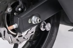 Swing arm spool set CNC gun metal anodized M6 with Nylon spacer