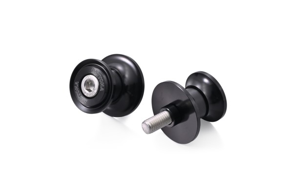 Swing arm spool set CNC black anodized M8 with...