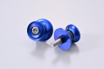 Schwingen Spule Set Aluminium CNC blau eloxiert M8 mit Nylon Spacer