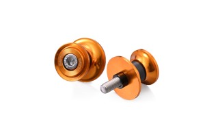 Swing arm spool set CNC gold anodized M8 with Nylon spacer