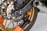 Swing arm spool set CNC gold anodized M8 with Nylon spacer