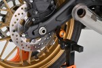 Swing arm spool set CNC gold anodized M8 with Nylon spacer