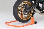 Swing arm spool set CNC gold anodized M8 with Nylon spacer