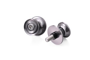 Swing arm spool set CNC gun metal anodized M8 with Nylon...