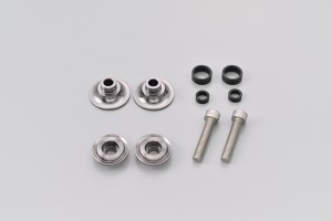 Swing arm spool set CNC gun metal anodized M8 with Nylon... 2