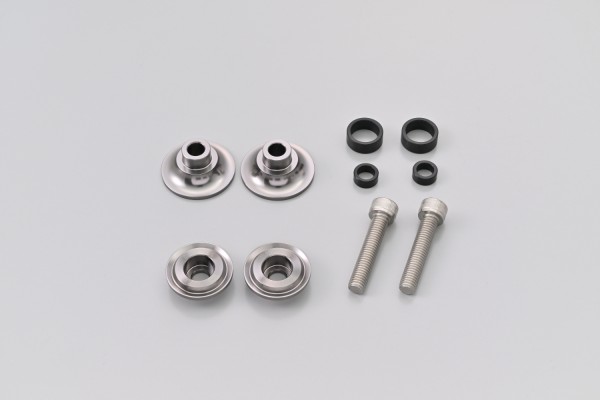 Swing arm spool set CNC gun metal anodized M8...