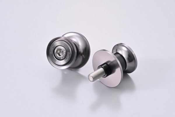 Swing arm spool set CNC gun metal anodized M8...