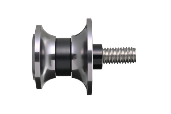 Swing arm spool set CNC gun metal anodized M8...