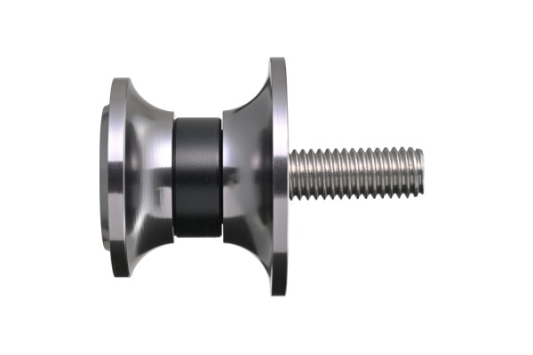 Swing arm spool set CNC gun metal anodized M8...