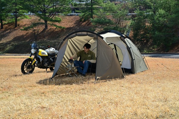 Camping Zelt "Maehiro Dome E" 370x230x140cm
