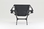 Camping Klappstuhl "Wide/Rest Chair" kompakt 67x85x56cm schwarz