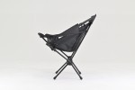 Camping Klappstuhl "Wide/Rest Chair" kompakt 67x85x56cm schwarz