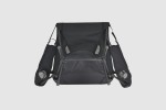 Camping Klappstuhl "Wide/Rest Chair" kompakt 67x85x56cm schwarz