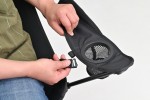 Camping chair "Wide/Rest Chair" MIL 67x85x56cm black