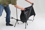 Camping chair "Wide/Rest Chair" MIL 67x85x56cm black