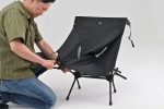 Camping chair "Wide/Rest Chair" MIL 67x85x56cm black