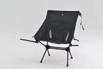 Camping Klappstuhl "Wide/Rest Chair" kompakt 67x85x56cm schwarz