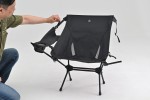 Camping Klappstuhl "Wide/Rest Chair" kompakt 67x85x56cm schwarz