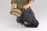 Camping chair "Wide/Rest Chair" MIL 67x85x56cm khaki
