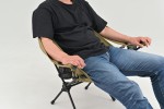 Camping Klappstuhl "Wide/Rest Chair" kompakt 67x85x56cm khaki